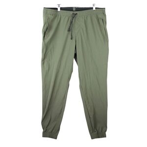 Mens Kuhl Suppressor Jogger Pants Mens Size X-Large Long Green Rip-Stop Athletic
